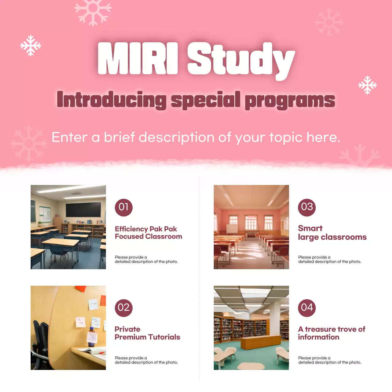 Blue Trendy Study Recruitment Instagram Carousel