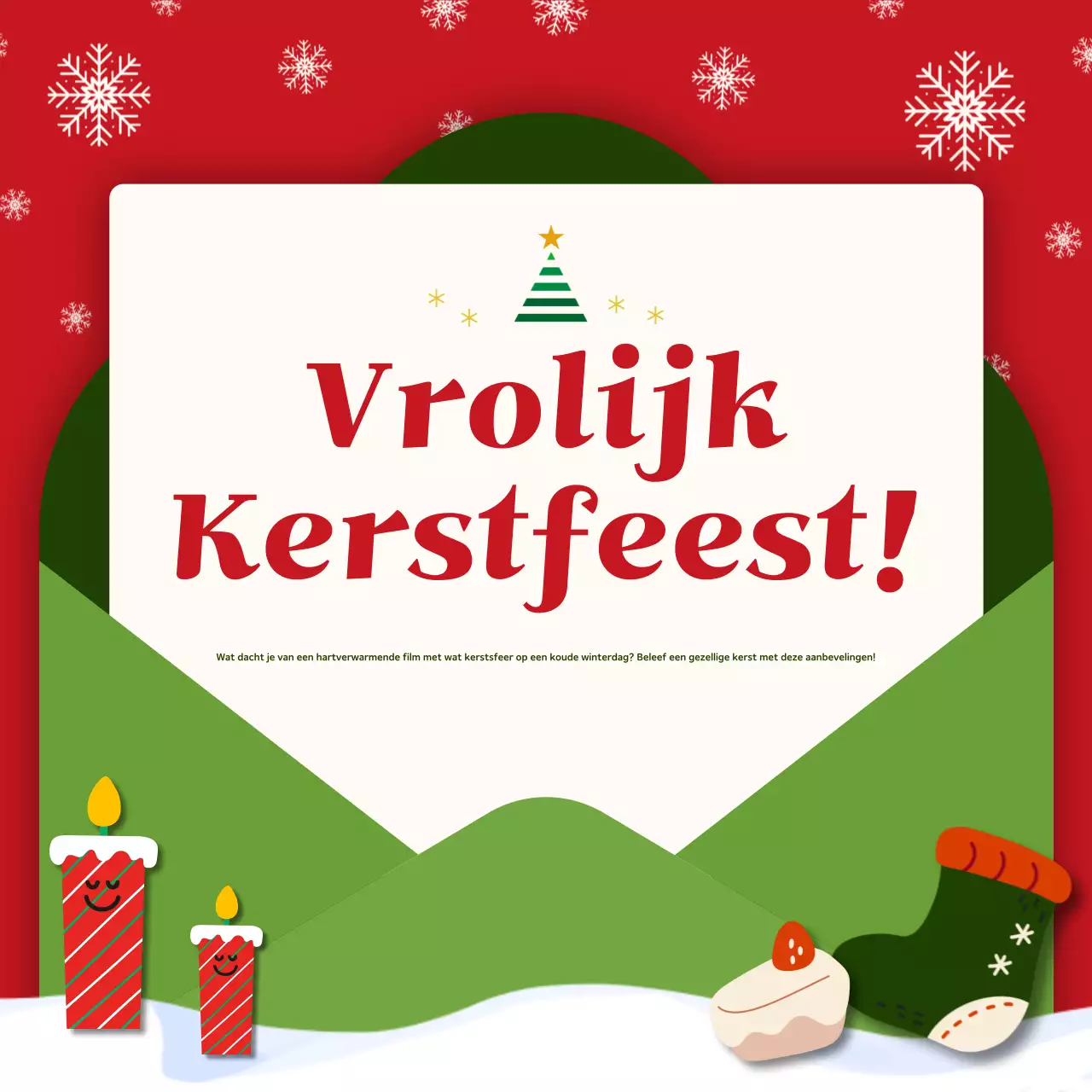 Rode film aanbevelingen advertentie