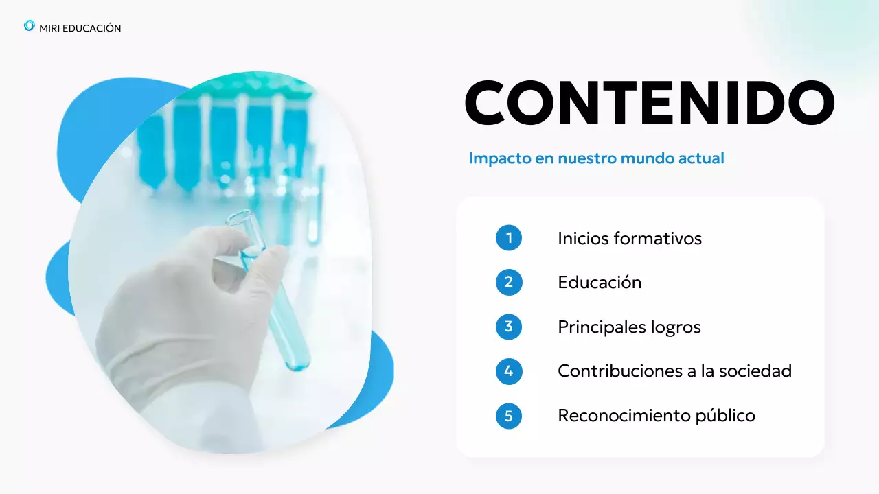 azul educación moderna biografía conferencia