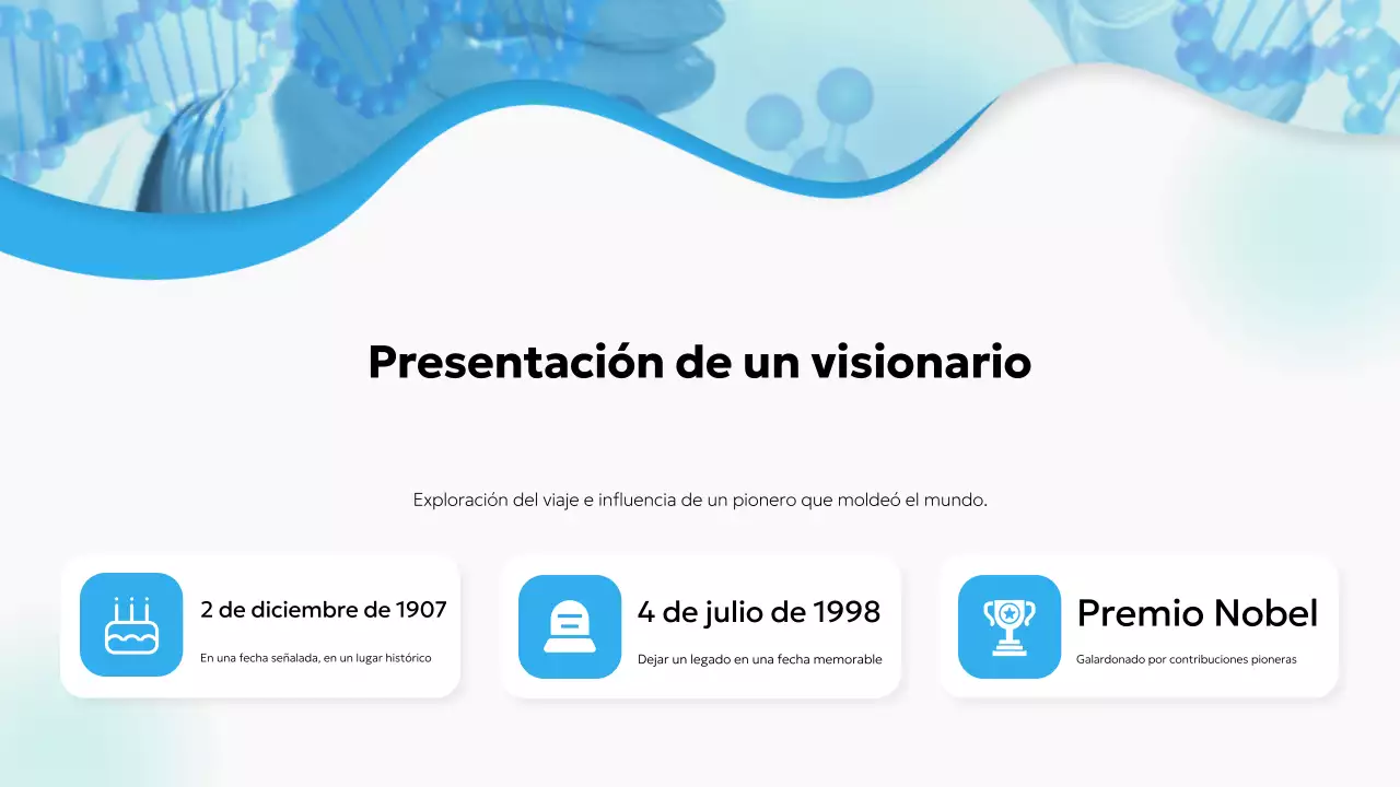 azul educación moderna biografía conferencia