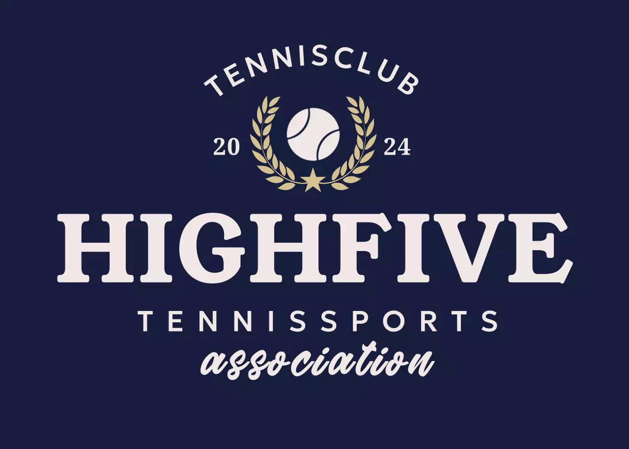 남색 심플 스포츠 로고