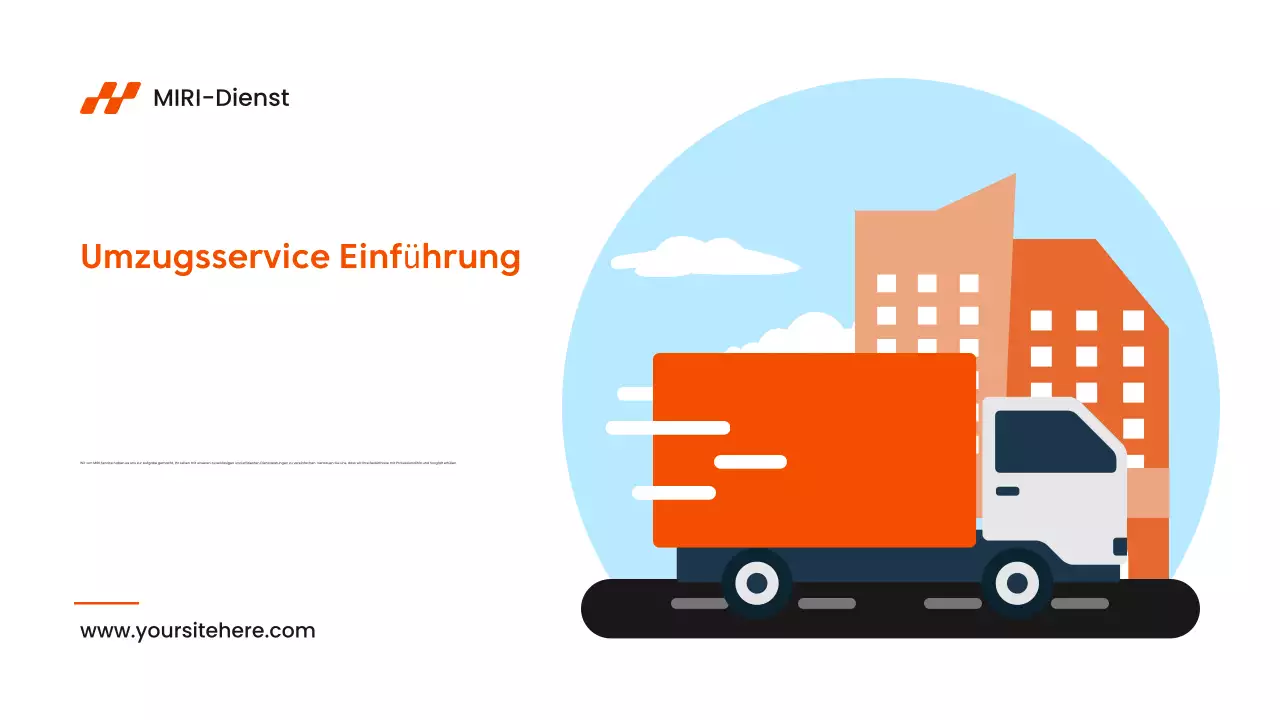 orange modern service Einführung