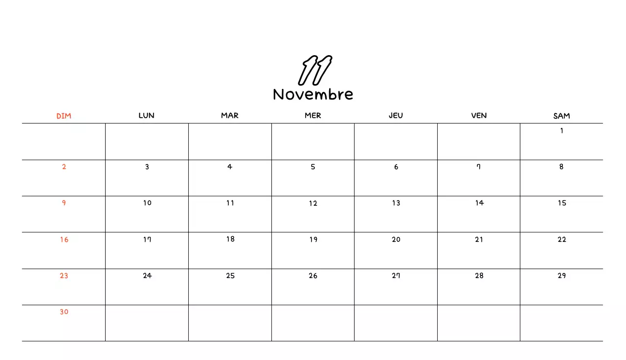 Calendrier photo jaune mignon