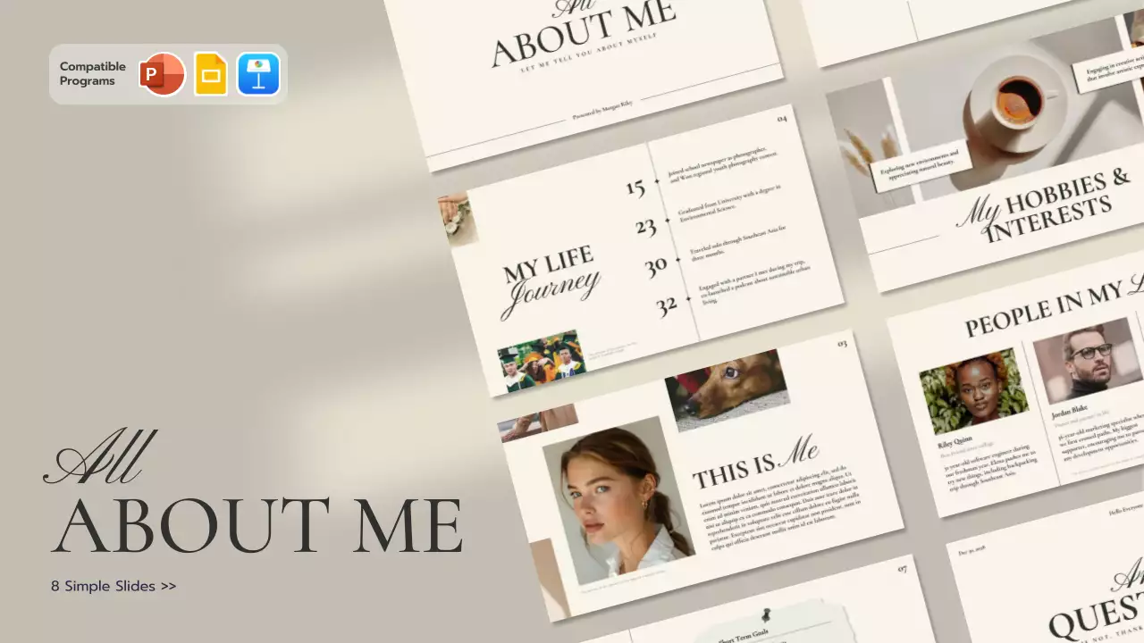 Beige Elegant Personal Guide Presentation