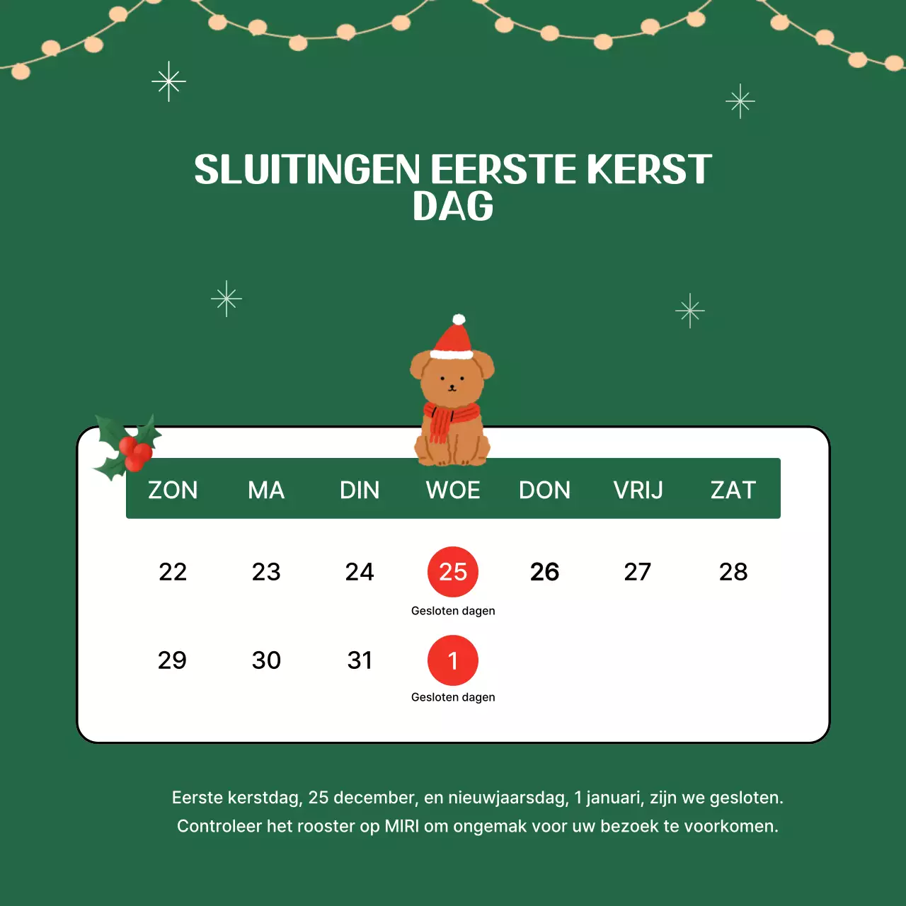 Groene eenvoudige vakantiegids