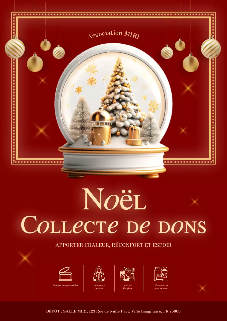 rouge promotion traditionnelle de Noël