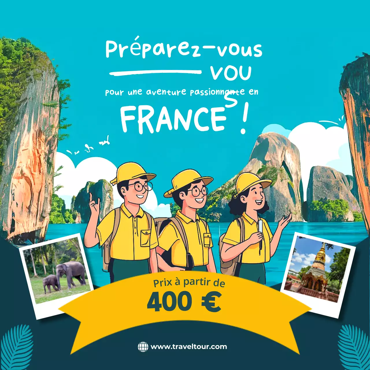 promotion des voyages sous les tropiques bleus