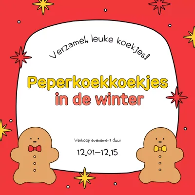 Adverteer je feestelijke seizoensaanbiedingen in rood en geel