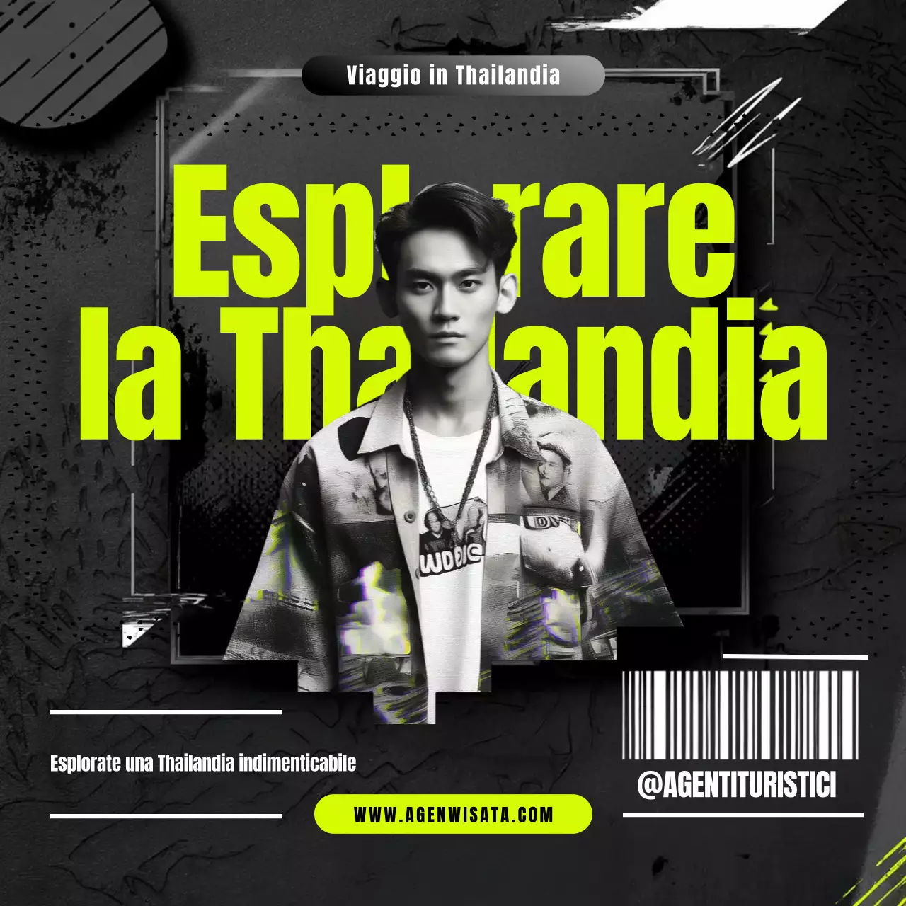 pubblicità al neon per i viaggi urbani