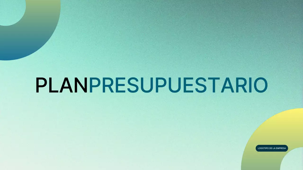 gradiente verde moderno Propuesta de proyecto