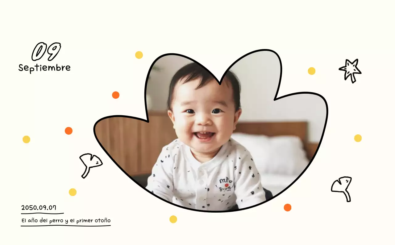 Bonito calendario con dibujos