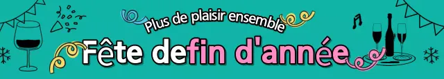Promouvoir une fête de fin d'année verte et rose