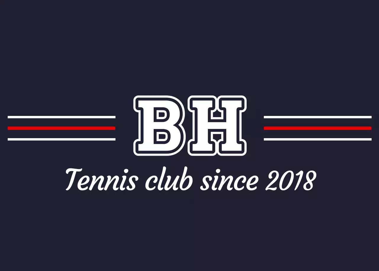 Logo olahraga sederhana