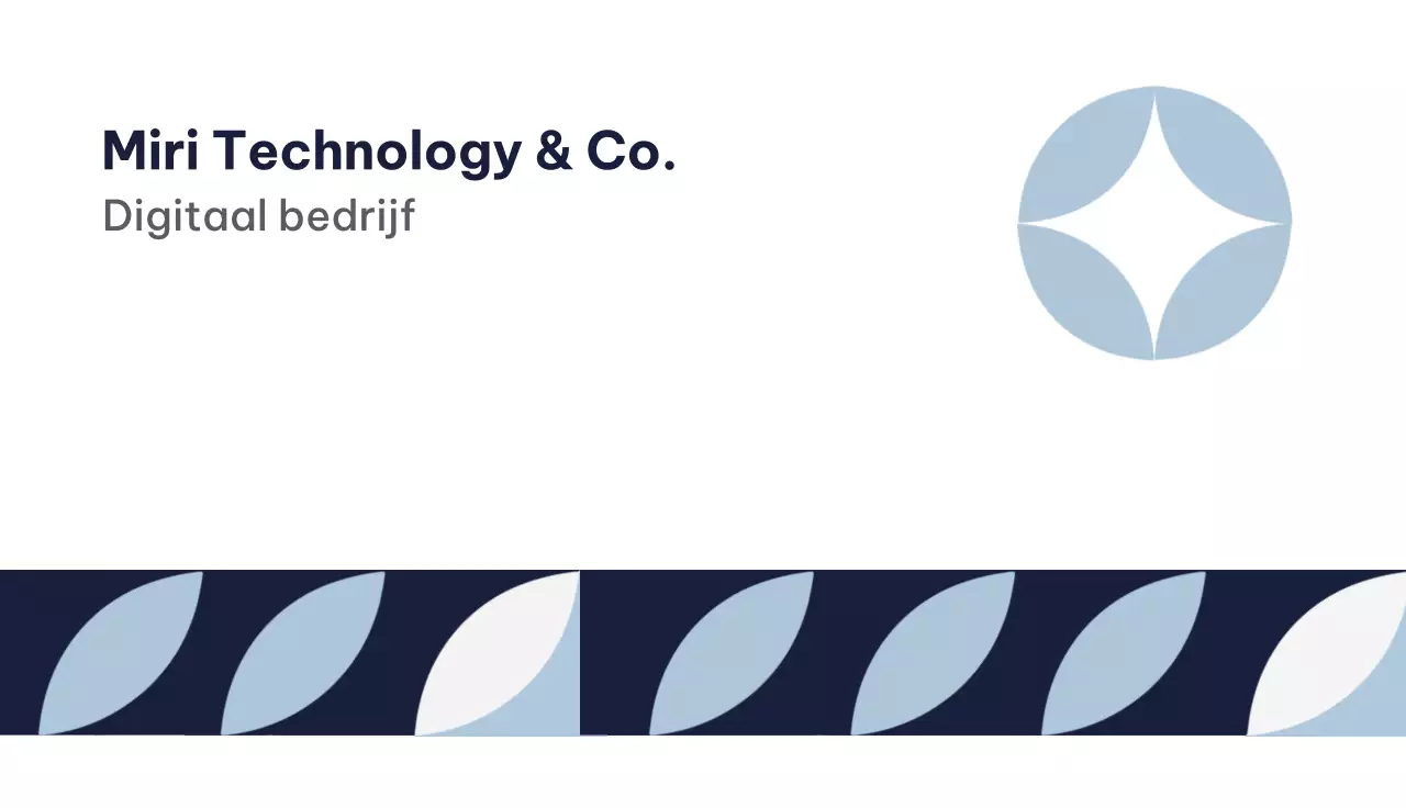 marine modern visitekaartje