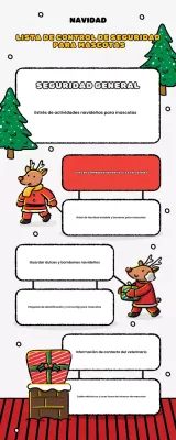 red modern holiday pet safety checklist