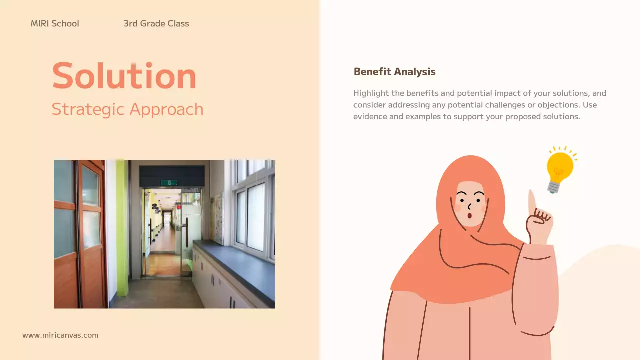 Orange Simple School Presentation