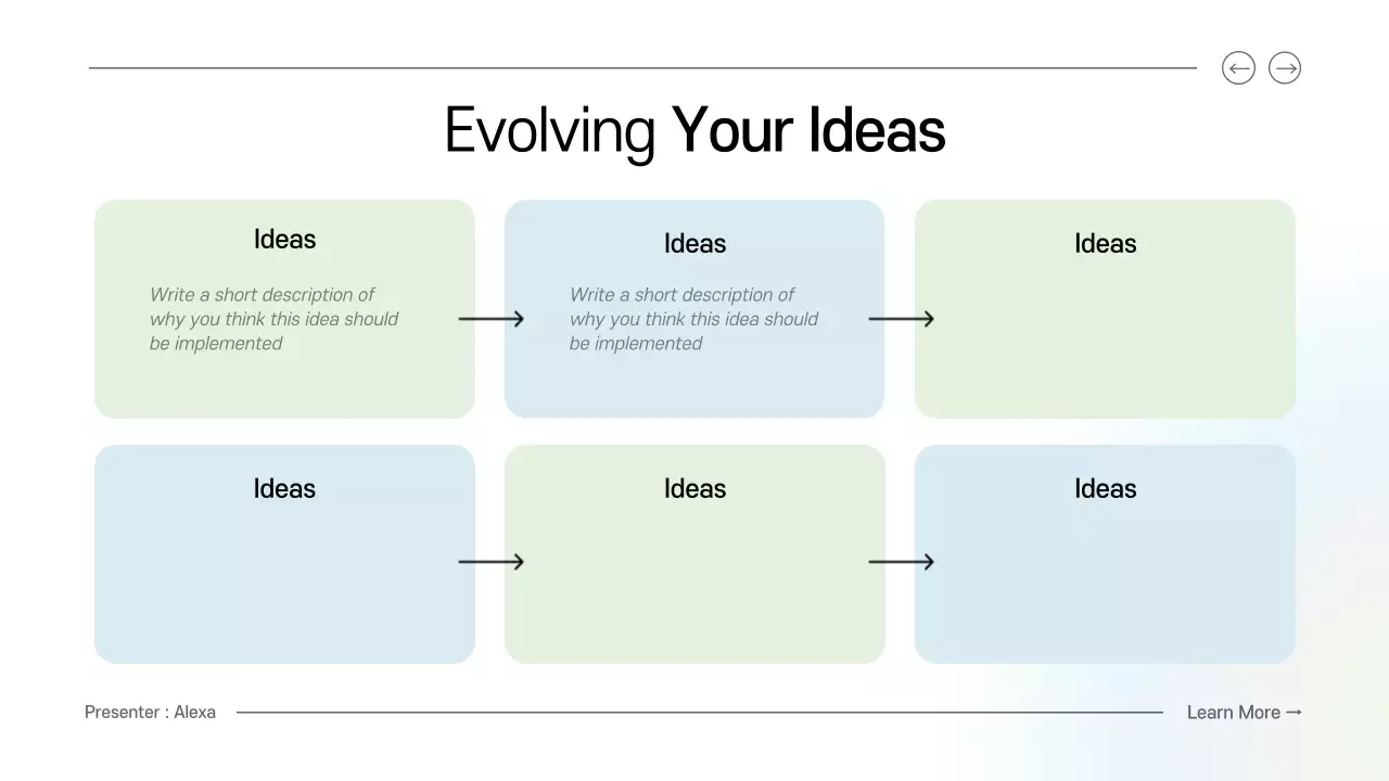 Blue Modern Brainstorming Guide Presentation