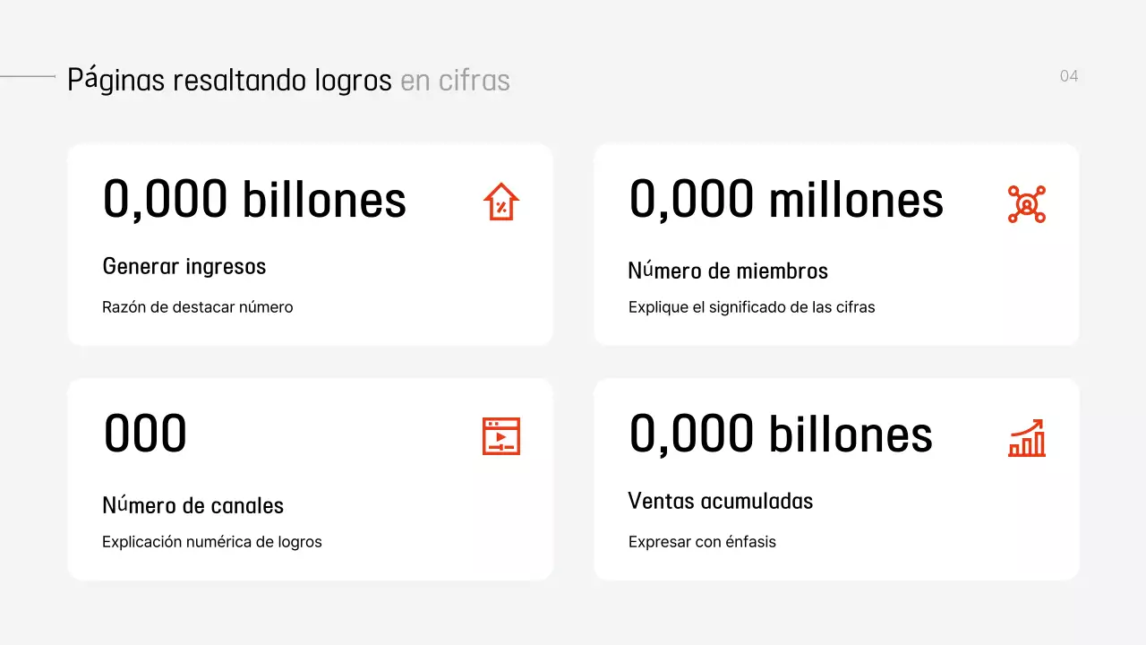 Planificar una presentación gris moderna