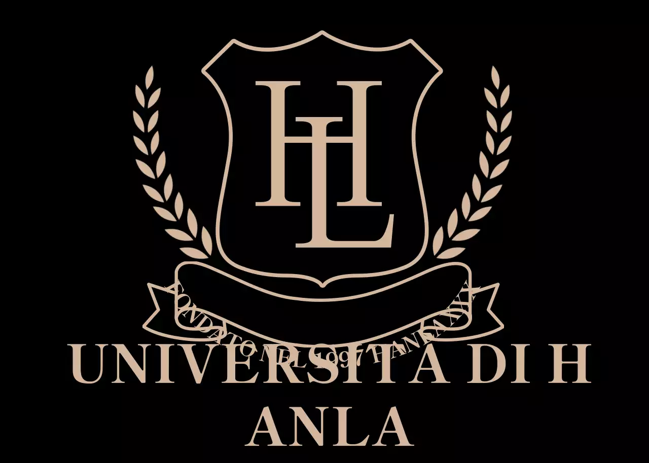 Logo universitario classico in oro