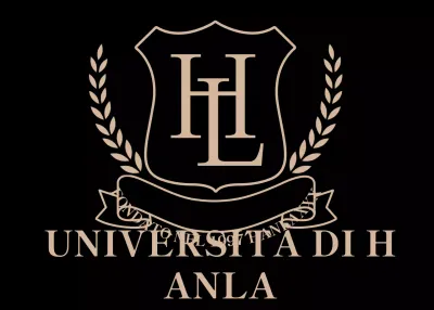 Logo universitario classico in oro