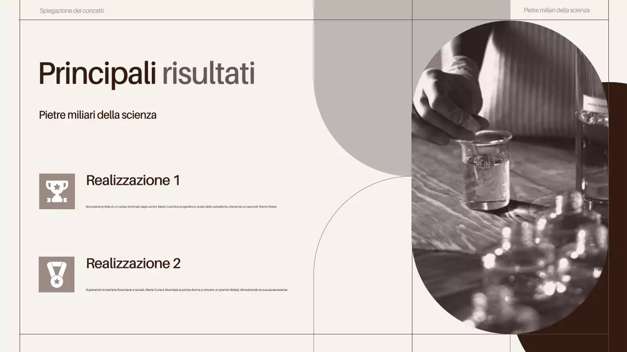 presentazione delle biografie degli scienziati di classe brown