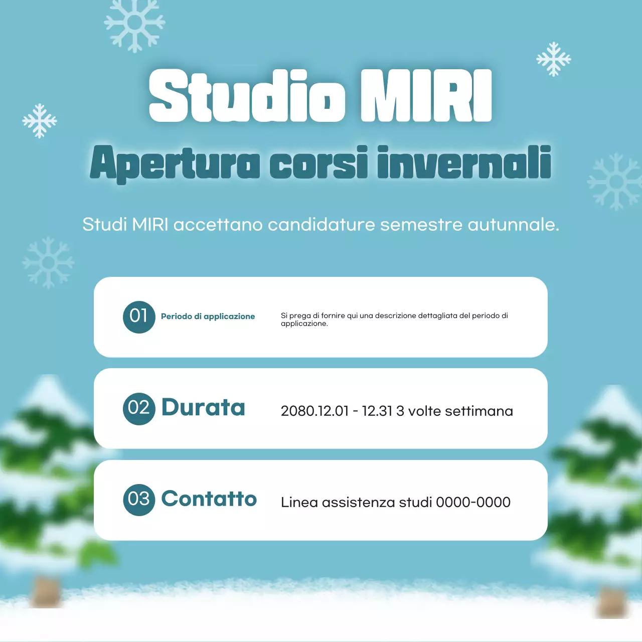 Assunzione di apprendisti in blu chiaro