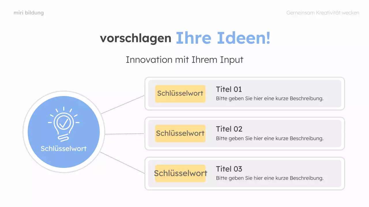 mint und rosa modern brainstorming guide layout