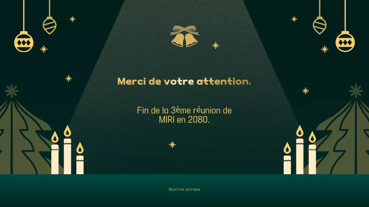 Fêtes de fin d'année simples et abstraites