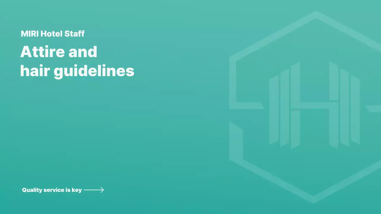 Mint Professional Dress Guide Presentation