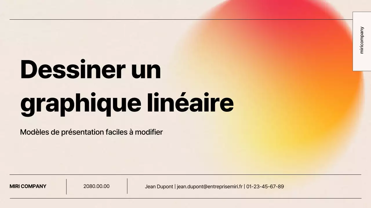Documentation sur la présentation simple d'Orange