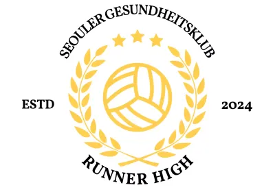 Einfaches Logo eines Sportvereins mit Lorbeeren