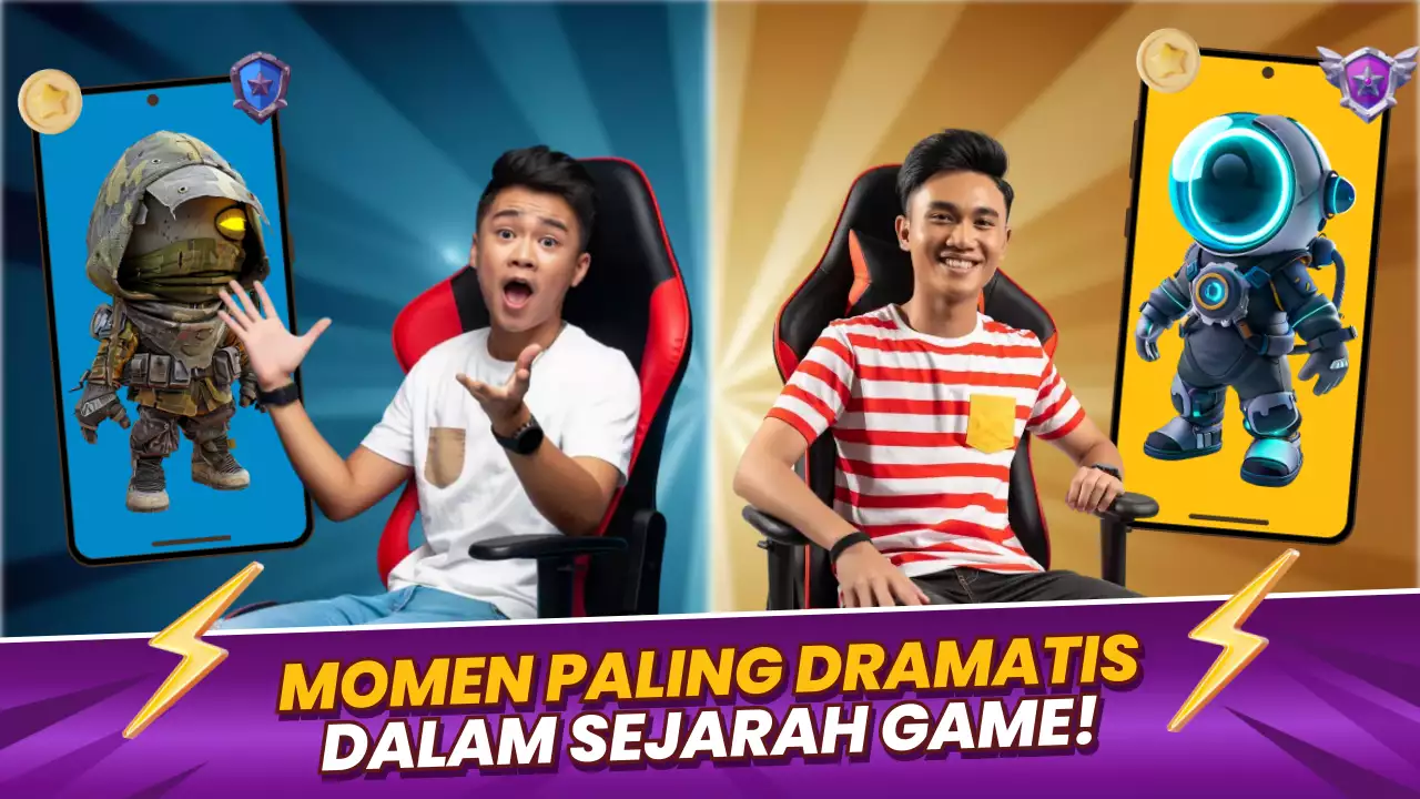 Blue Modern Gaming Promotion YouTube Thumbnail