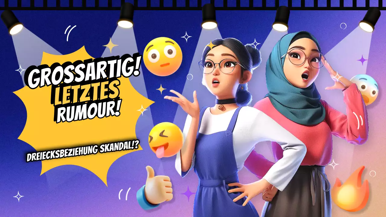 lila trendy Gerücht Ankündigung