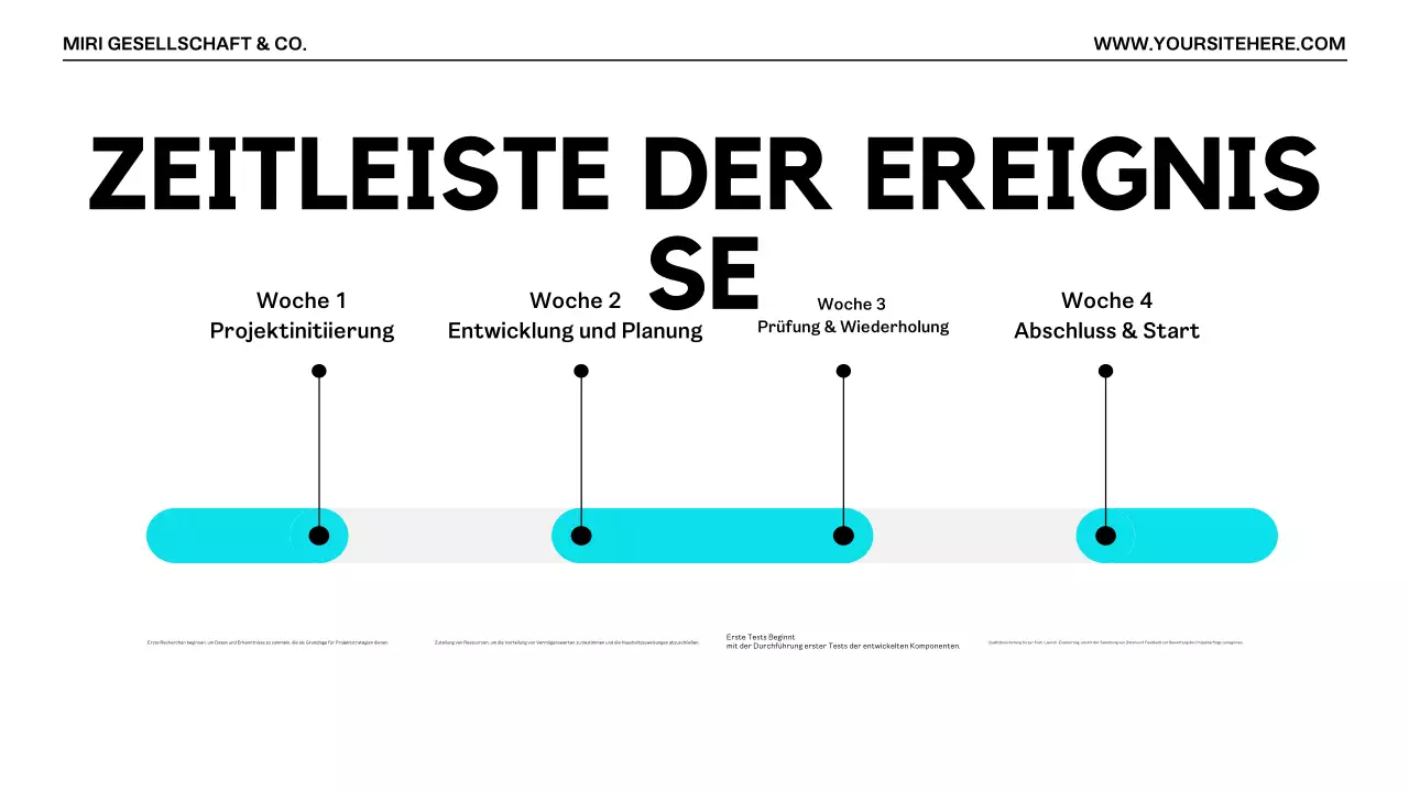 Moderne Projektvorschlags-Präsentation Orange Schwarz