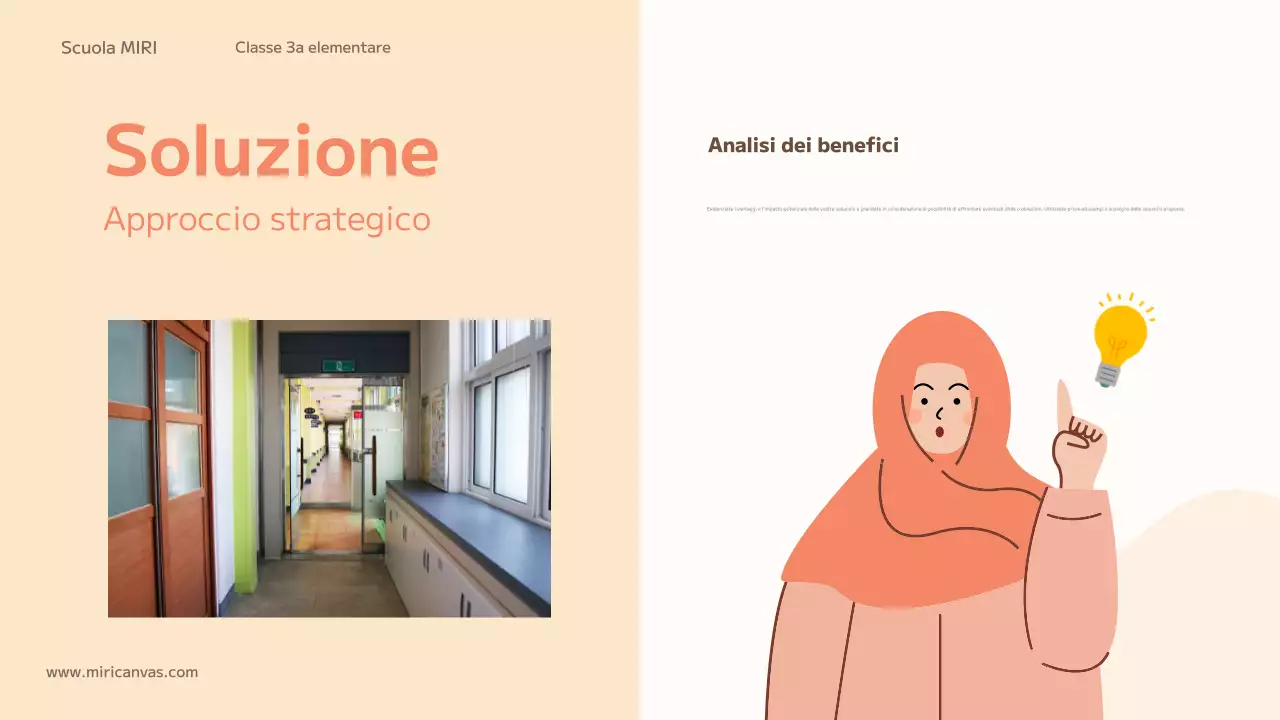 classe di educazione alla tendenza arancione