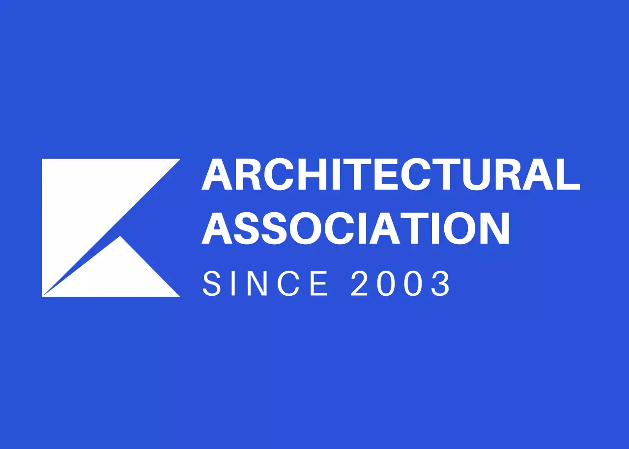 Kata-kata logo modern berwarna biru