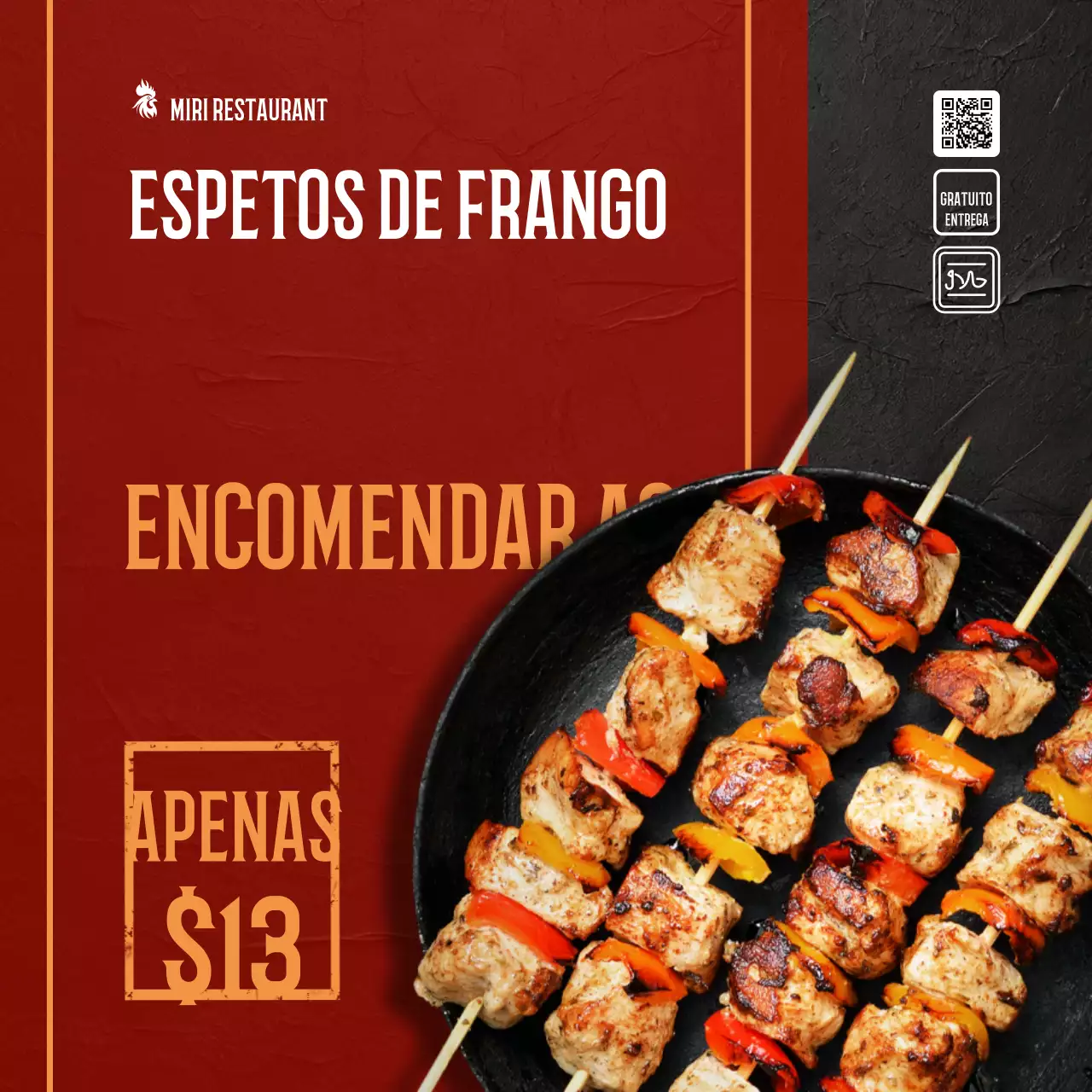 promoção de alimentos red bold