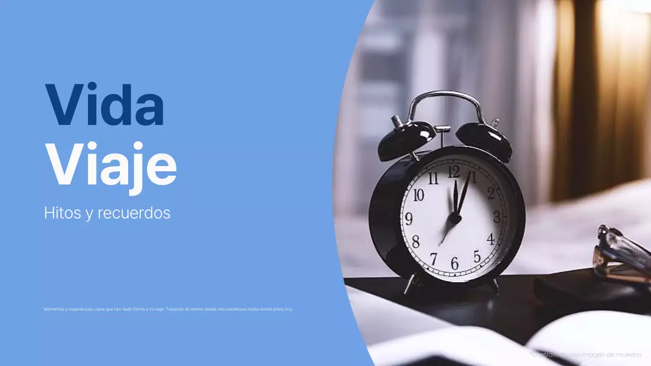 tono de autopresentación blue modern