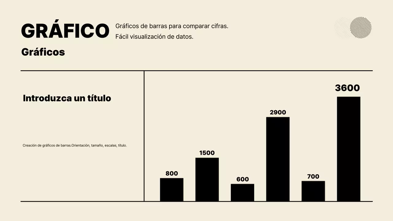Explicación de la presentación minimalista en beige