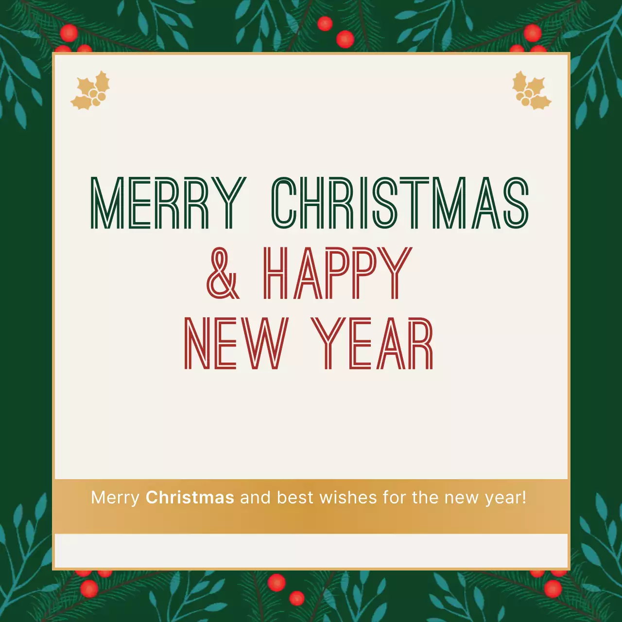 Convite tradicional de Natal vermelho Instagram Carousel