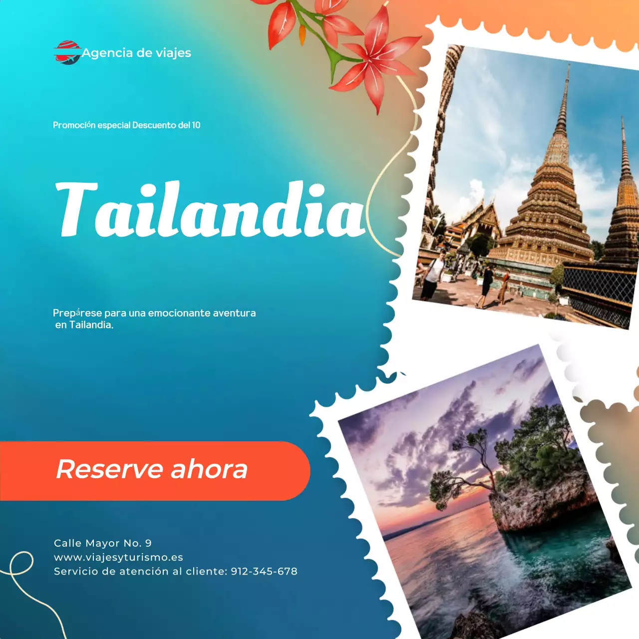 promoción de viajes blue tropical