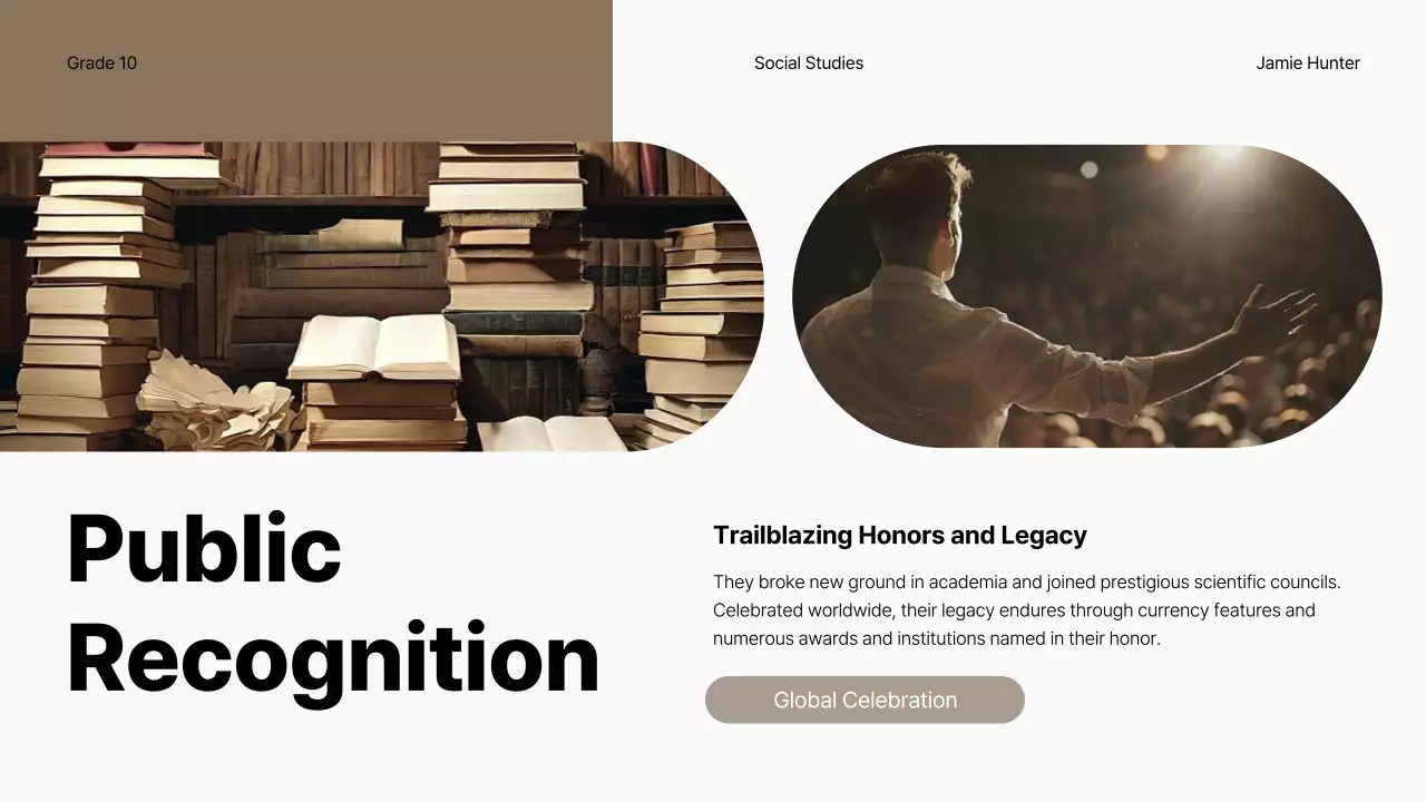 Beige Vintage History Course Presentation