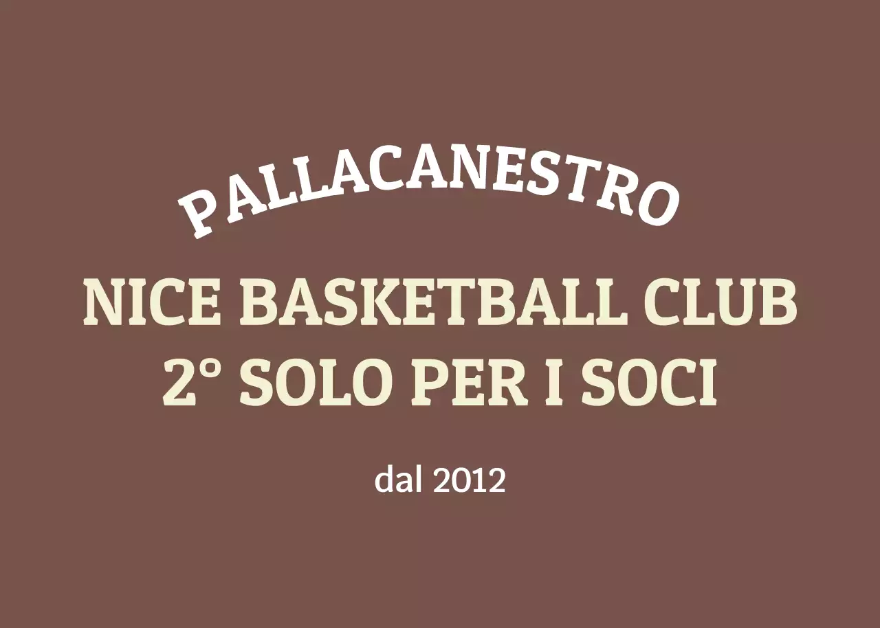 Brown Vintage Basketball Club
