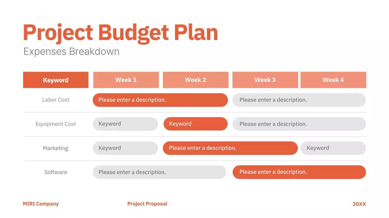 Presentasi Proyek Profesional Orange