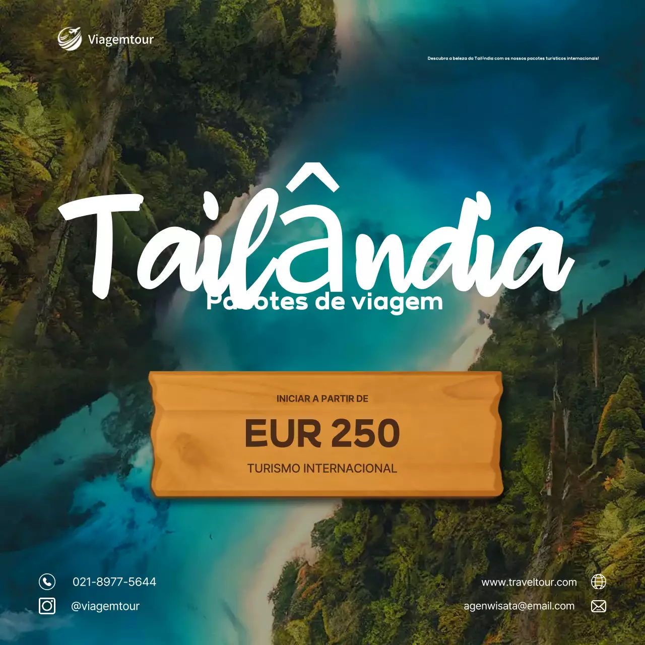 promoção de viagens ecológicas e modernas