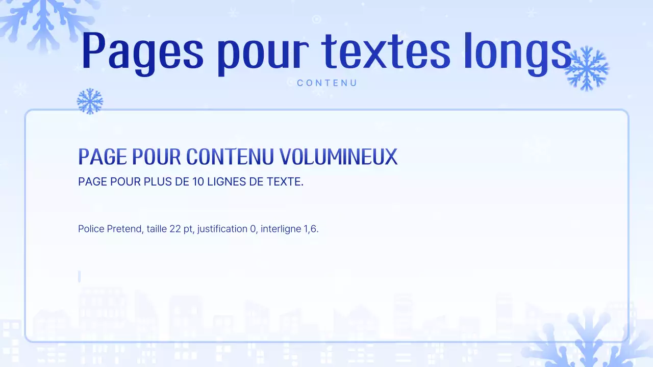 Bleu clair présentation propre expliquée