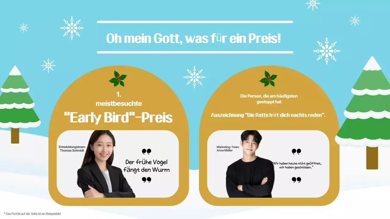 Hellblau Einfache Jahresendfeier