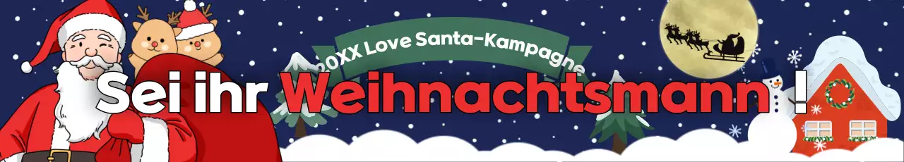 Navy Simple Weihnachtskampagne