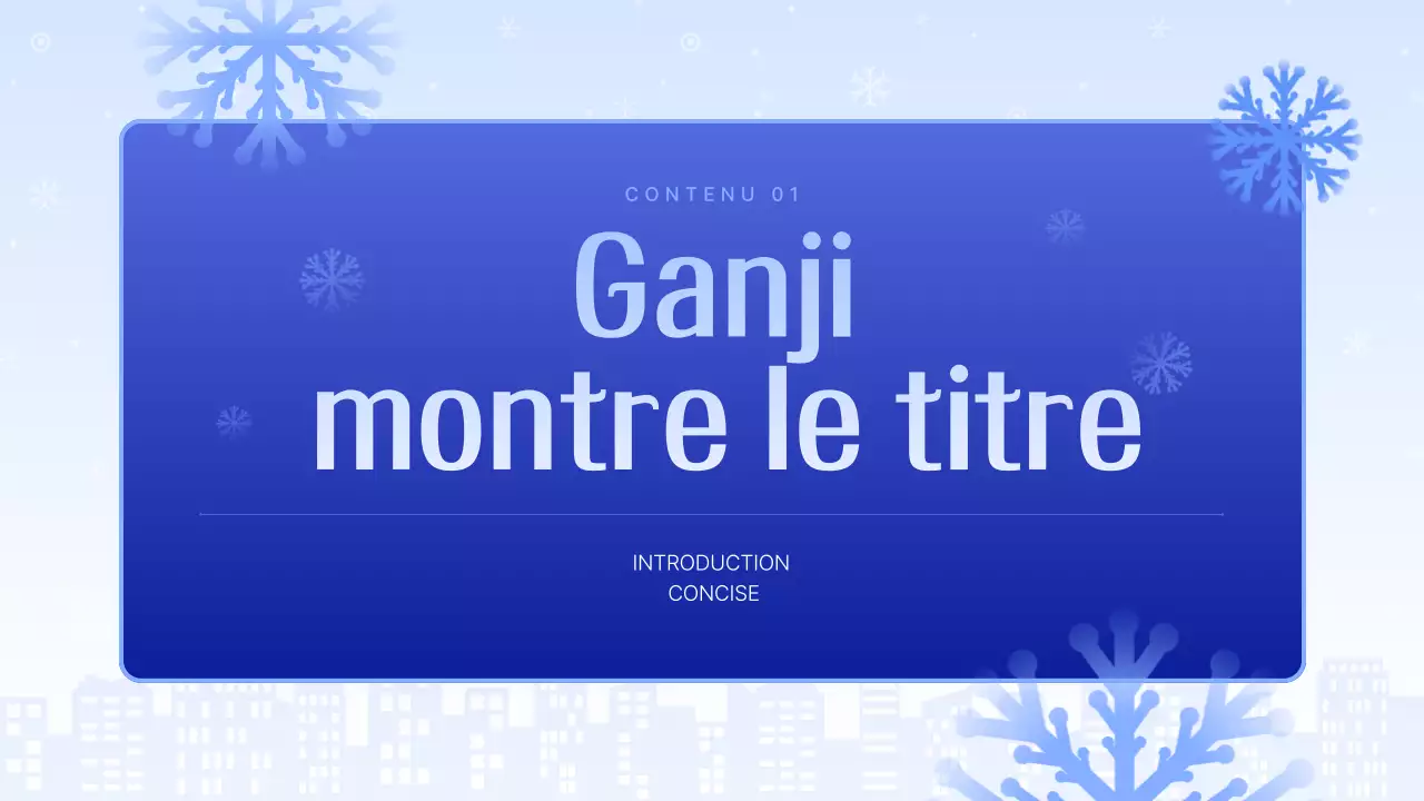 Bleu clair présentation propre expliquée