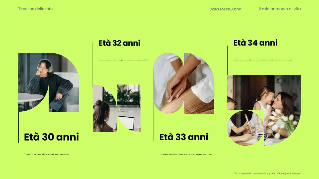 annuncio di presentazione moderno al neon